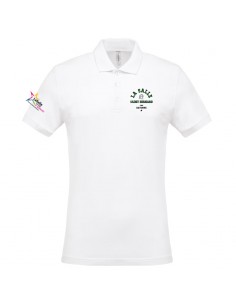 Polo Unisexe/Enfant Blanc