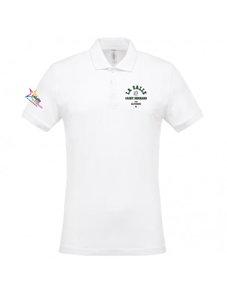 Polo Unisexe/Enfant Blanc